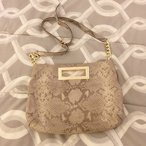 Michael Kors Handbags - 💥1 Day Sale💥Michael Kors Snakeskin Handbag